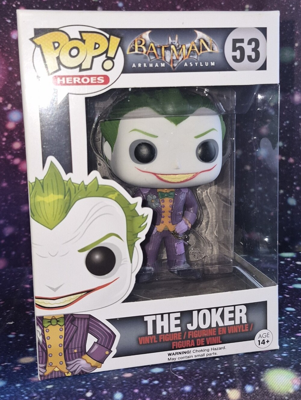 Funko Pop Batman Arkham Asylum The Joker #53 NRFB Clean Box